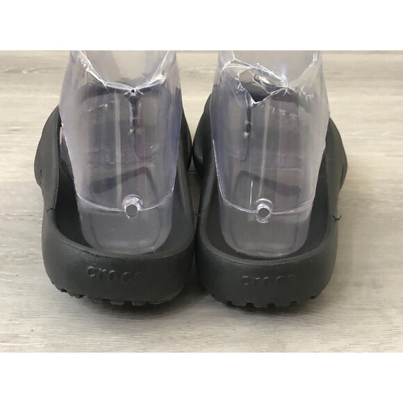 Crocs Iconic Women's US 9 Black Rubber Slip On Open Toe Flip Flop Thong Sandal - Picture 3 of 6